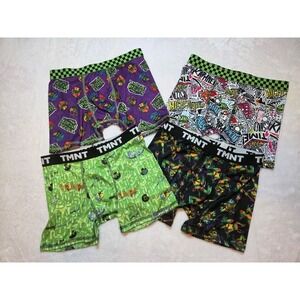 211 TMNT Mutant Mayhem Boys Boxer Briefs 4 Pack Size L 10/12 Ninja Turtles